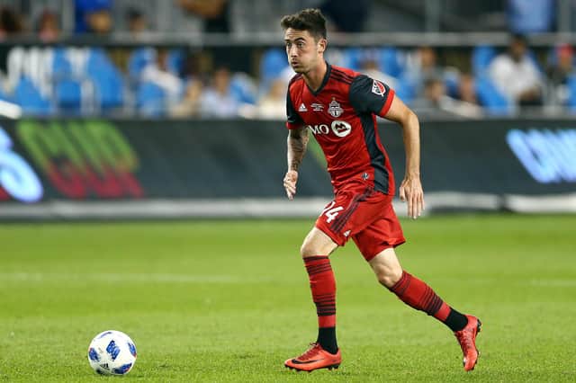 Canada international Jay Chapman, pictured in action for Toronto FC, has signed for Dundee. (Photo by Vaughn Ridley/Getty Images)