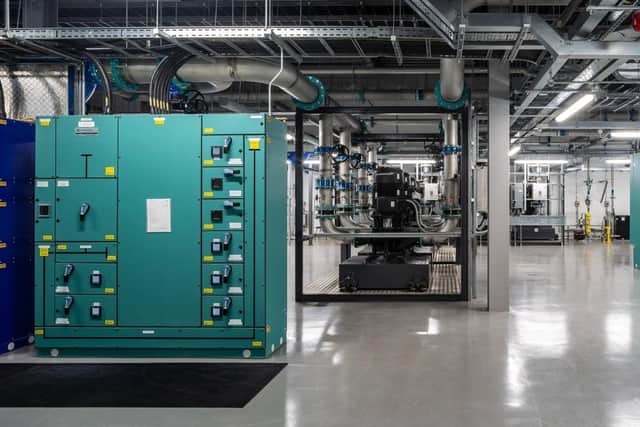 The housing area for Edinburgh University's planned Exascale supercomputer
