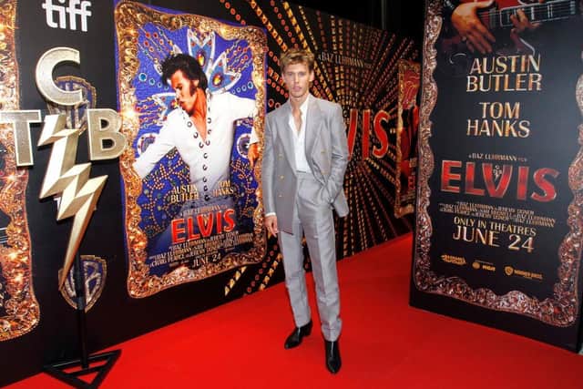 Austin Butler attends the Canadian screening of Warner Bros. "Elvis" at TIFF Bell Lightbox on June 17, 2022 in Toronto, Ontario. (Photo by Jeremy Chan/Getty Images)