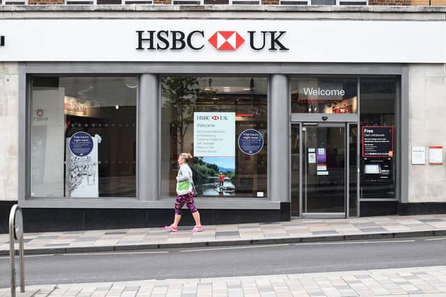 The results from banking giant HSBC followed figures from rivals Barclays, NatWest and Lloyds Banking Group. Picture: Kirsty O'Connor/PA Wire