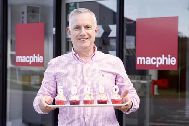 Marking the milestone: Andy Stapley, Macphie’s CEO