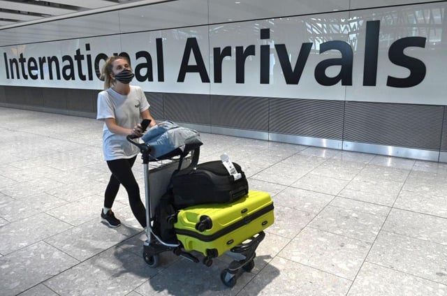 Passengers on flights into the UK from India must now enter hotel quarantine.