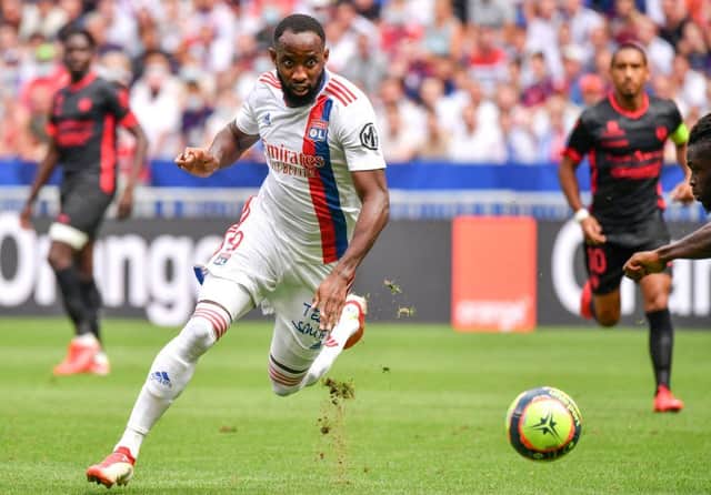 Lyon forward Moussa Dembele used to star for Rangers' arch-rivals Celtic. Picture: Getty