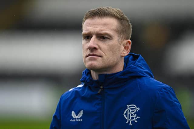 Steven Davis took charge of two Rangers matches as interim manager and was assisting Philippe Clement. (Photo by Rob Casey / SNS Group)