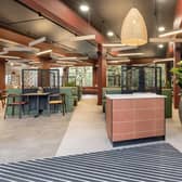 A view of the transformed interior of the Grasslands Café space at Edinburgh Zoo. Picture: Alan Rennie Photography