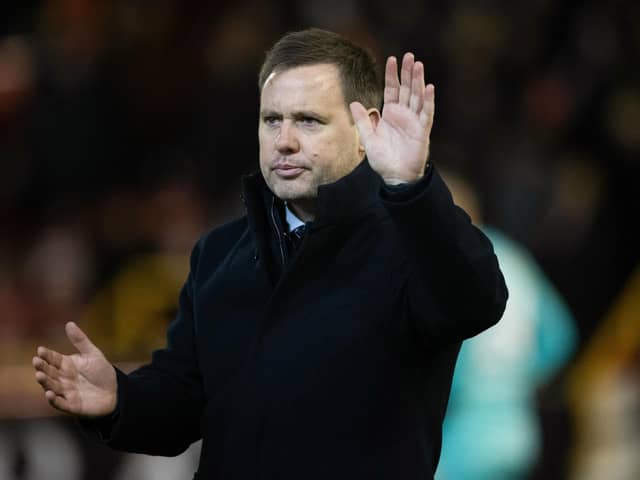 Rangers manager Michael Beale says Rangers may wait until the summer to make serious transfer moves. (Photo by Craig Williamson / SNS Group)