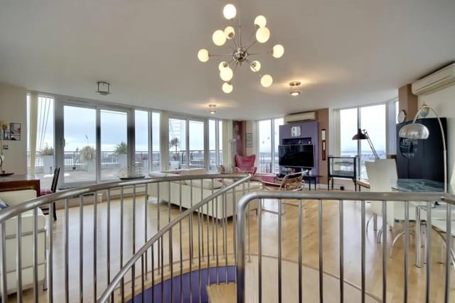 This two bedroom flat in Gunwharf Quays is on sale for £995,000. It is listed by Finest exclusively by Bernards.