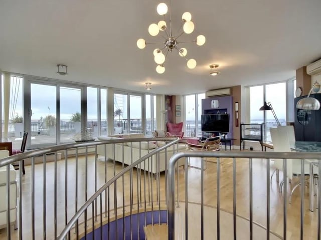 This two bedroom flat in Gunwharf Quays is on sale for £995,000. It is listed by Finest exclusively by Bernards.