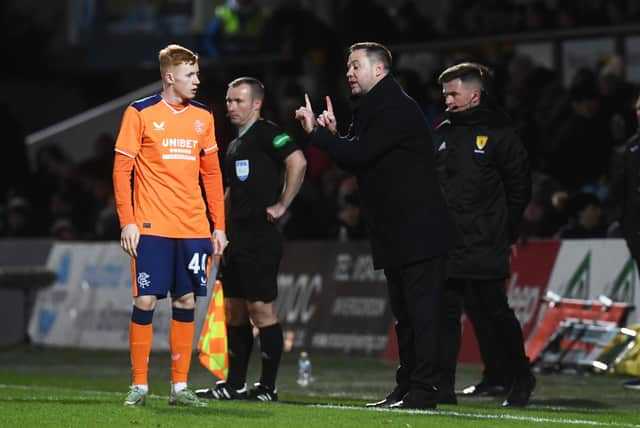 Rangers boss Michael Beale has been delighted with Adam Devine's contribution. (Photo by Craig Foy / SNS Group)