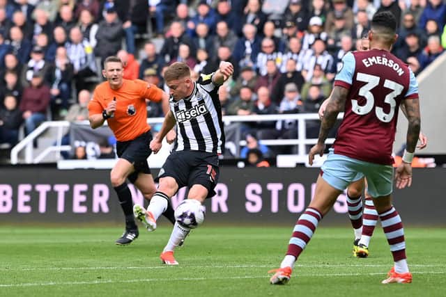 Harvey Barnes found the net for Newcastle at the weekend.