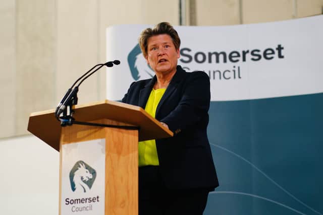 Sarah Dyke wins the Somerton and Frome by-election. Image: Ben Birchall/Press Association.