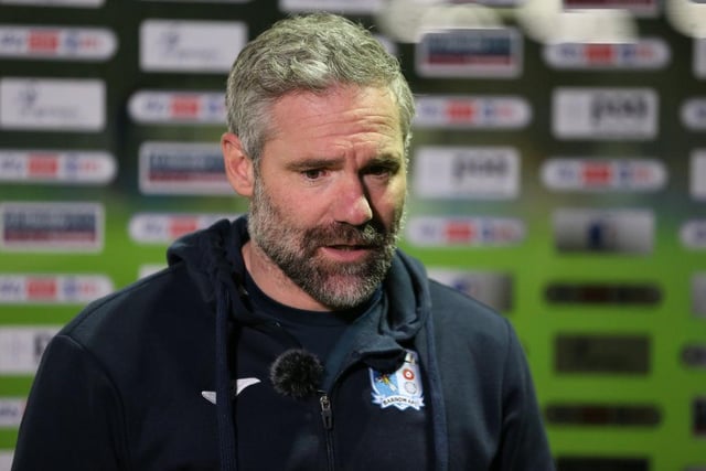 Another managerial casualty, this time at struggling Barrow. David Dunn has parted company with the club after his side's 4-2 loss to Crawley, leaving the newly-promoted side 21st in the table and winless in seven in the league. (Photo by Mark Fletcher/MI News/NurPhoto via Getty Images)