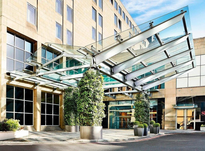 Not only does Edinburgh's Sheraton Grand Hotel and spa have an indoor pool and full spa facilities - it also has a rooftop hydropool with stunning views of the city. Rooms start at £182 for a night.