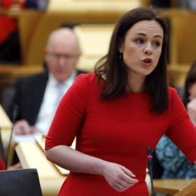 Scottish Finance Minister Kate Forbes says the Scottish Government's new national strategy on the economy will deliver an £8bn boost to the country (Picture: Andrew Cowan/Scottish Parliament via Getty Images)