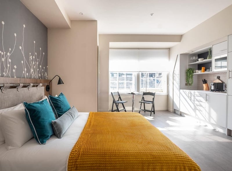 This sleek and modern apartment is situated in the heart of the New Town. Featuring a Hypnos® King Size Bed, a widescreen Smart TV and a fully-equipped kitchen, it makes an ideal home away from home to explore what the city has to offer. The price for two nights for two people sharing is £205.