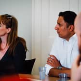 Scottish Labour leader Anas Sarwar and deputy UK Labour leader Angela Rayner met with Unite to discuss the campaign.