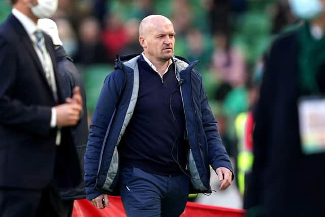 Scotland head coach Gregor Townsend said the incident was a "private matter". Picture: Brian Lawless/PA Wire