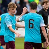 Teenager Finlay Pollock was one of Hearts' best players against Linlithgow Rose.