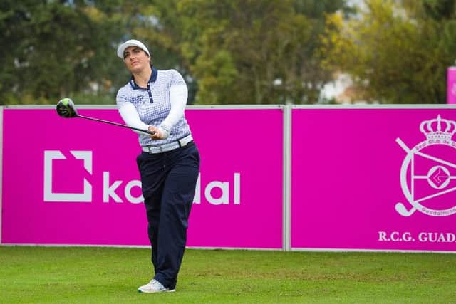 Kelsey MacDonald on her way to an opening four-under-par 68 in the Andalucía Costa Del Sol Open De Espana at Real Club De Golf Guadalmina. Picture: Tristan Jones