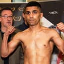Kash Farooq fought Lee McGregor for the British and Commonwealth Bantamweight title in 2019. (Photo by Craig Foy / SNS Group)