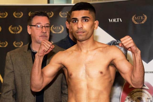 Kash Farooq fought Lee McGregor for the British and Commonwealth Bantamweight title in 2019. (Photo by Craig Foy / SNS Group)