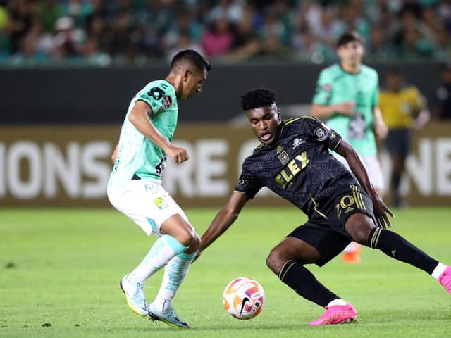 Rangers target Jose Cifuentes (right) in action for Los Angeles FC. (Photo by Refugio Ruiz/Getty Images)