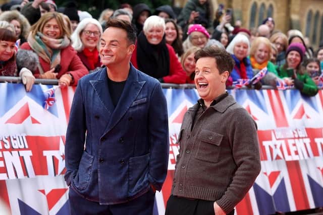 Ant McPartlin and Declan Donnelly attend the Britain's Got Talent. (Pic credit: Nigel Roddis / Getty Images)