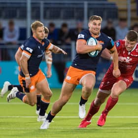 James Lang impressed for Edinburgh as a second-half substitute in the United Rugby Championship win over Scarlets. Picture: Ross Parker/SNS