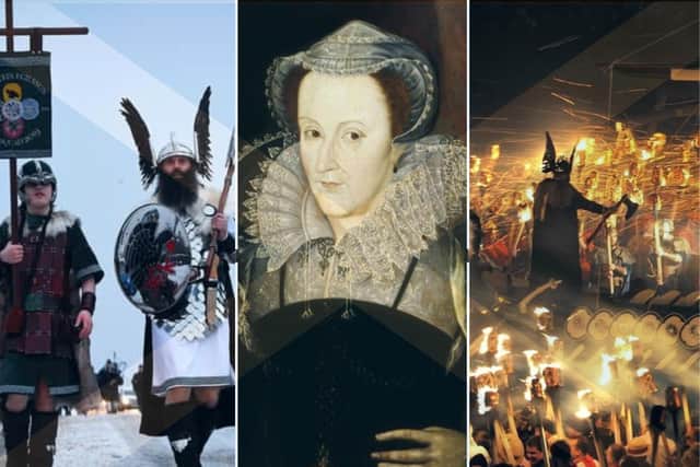 Historians debate the origins of the term 'Hogmanay' in Scotland; whether it originates from Vikings or Mary Queen of Scots.