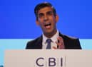 Prime Minister Rishi Sunak speaking during the CBI annual conference at the Vox Conference Centre in Birmingham. Picture date: Monday November 21, 2022.