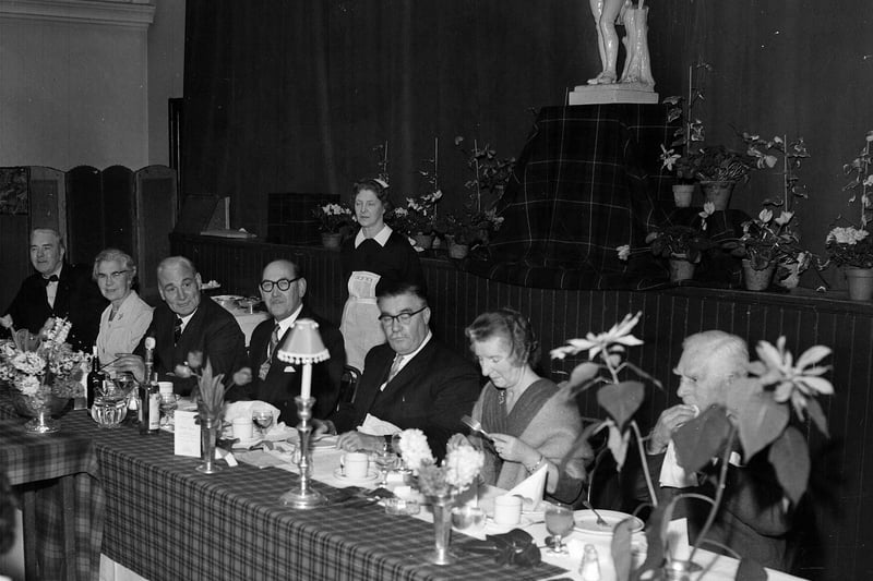 The Colinton Burns Club Burns Supper in 1964.