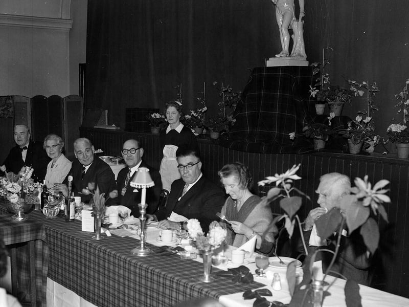 The Colinton Burns Club Burns Supper in 1964.