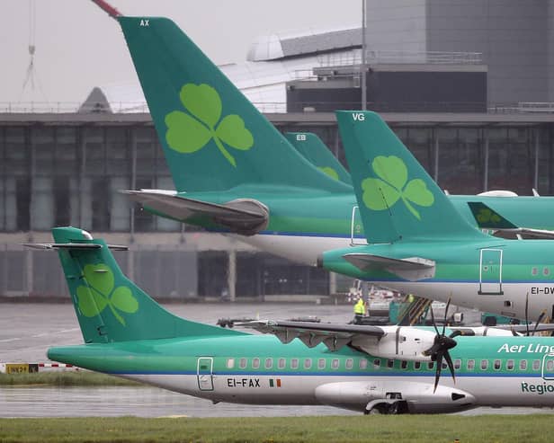 Aer Lingus has announced that a number of regional flights have been cancelled after operator Stobart Air ended its contract with the Irish airline. (Photo: Niall Carson/PA Wire)