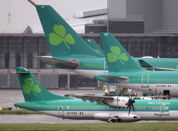 Aer Lingus has announced that a number of regional flights have been cancelled after operator Stobart Air ended its contract with the Irish airline. (Photo: Niall Carson/PA Wire)