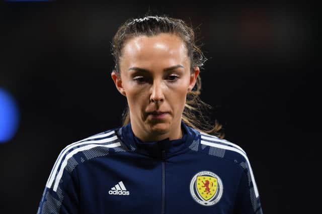 Caroline Weir is looking to build further momentum at Hampden Park tomorrow night (Photo by Ross MacDonald / SNS Group)