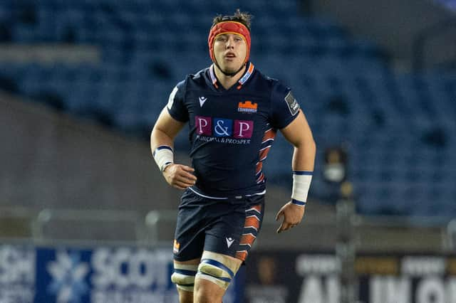 Connor Boyle made his Edinburgh debut against Connacht in October. Picture: Ross MacDonald/SNS