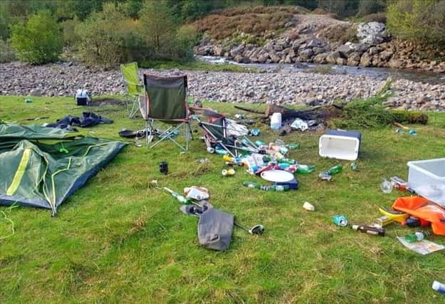 Countryside rangers have reported a massive increase in littering since the start of the Covid pandemic, including careless dumping of human and animal waste (Picture: National Trust for Scotland)