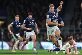 Duhan van der Merwe scored one of Scotland's great Six Nations tries against England at Twickenham.
