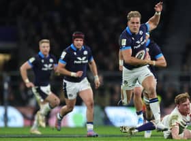 Duhan van der Merwe scored one of Scotland's great Six Nations tries against England at Twickenham.