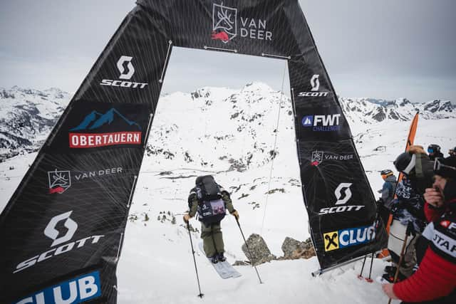 The view form the start gate, Freeride World Tour qualifier, Obertauern, April 2024 PIC: Flo Gassner / Freeride World Tour