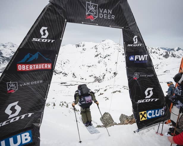 The view form the start gate, Freeride World Tour qualifier, Obertauern, April 2024 PIC: Flo Gassner / Freeride World Tour