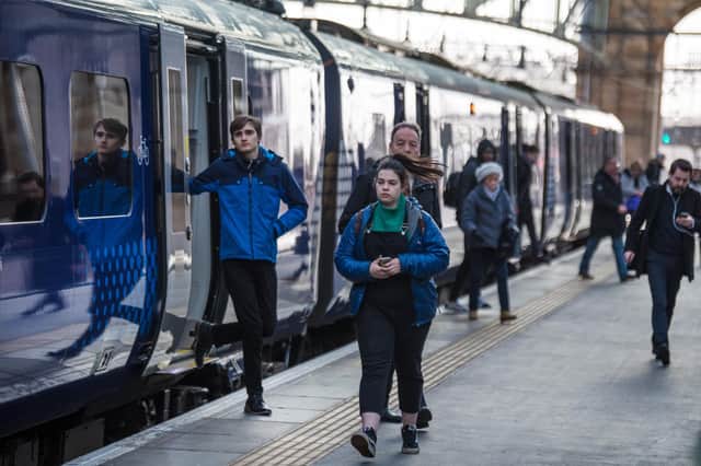 Those using the railways in Scotland will see an increase in services from Monday