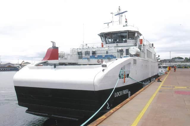 Former Norwegian ferry Loch Frisa has served the main Mull route since 2022