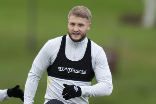 Hearts striker Stephen Humphrys is targeting a return from injury in time for the Edinburgh derby against Hibs on January 2. (Photo by Mark Scates / SNS Group)