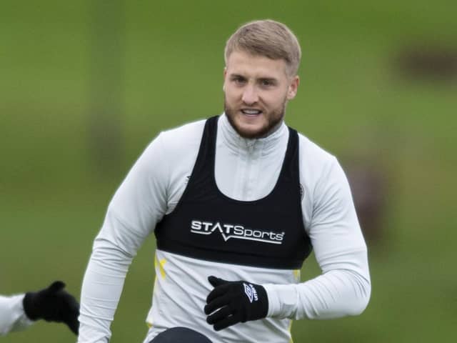 Hearts striker Stephen Humphrys is targeting a return from injury in time for the Edinburgh derby against Hibs on January 2.  (Photo by Mark Scates / SNS Group)