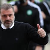 Celtic manager Ange Postecoglou has refused to get drawn into a discussion over referees following comments from chairman Ian Bankier. (Photo by Ian MacNicol/Getty Images)