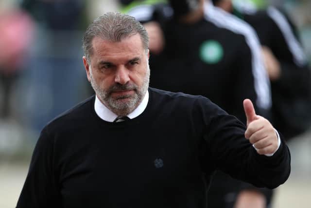 Celtic manager Ange Postecoglou has refused to get drawn into a discussion over referees following comments from chairman Ian Bankier. (Photo by Ian MacNicol/Getty Images)