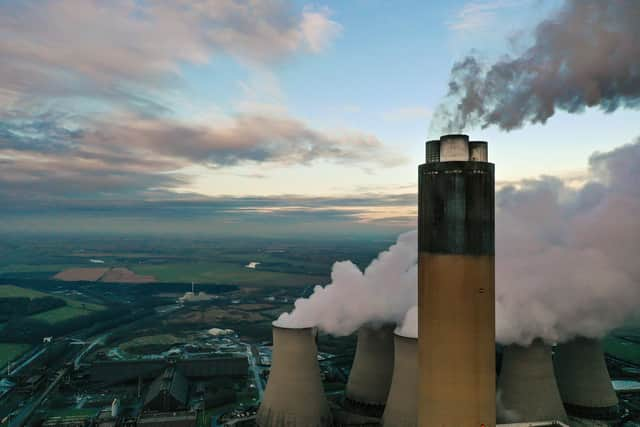 Scotland's greenhouse gas emissions fell by 12 per cent from 2019 to 2020, mainly driven by restrictions on travel during the Covid-19 pandemic. Picture: Getty Images