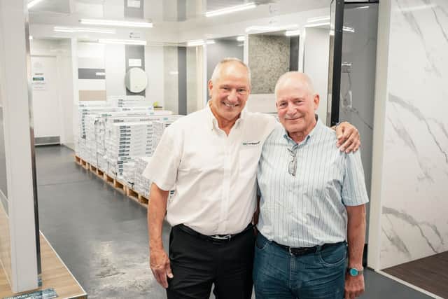 Wetrooms International Group founders Bill, left, and Brian Crombie