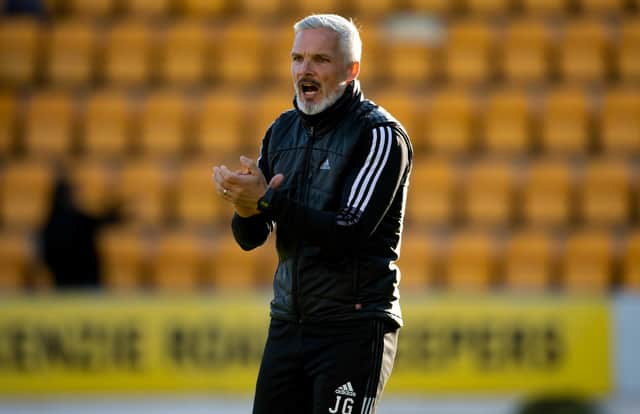 Aberdeen manager Jim Goodwin left St Mirren to join the Dons earlier this year.